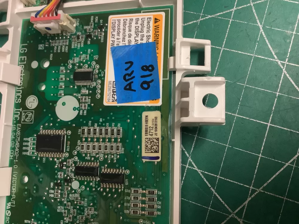 Samsung EBR85194712 Washer Display Power Control Board AZ210927 | ARV918