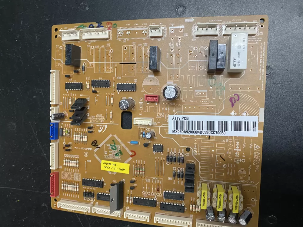 Samsung DA92-00384D Refrigerator Control Board