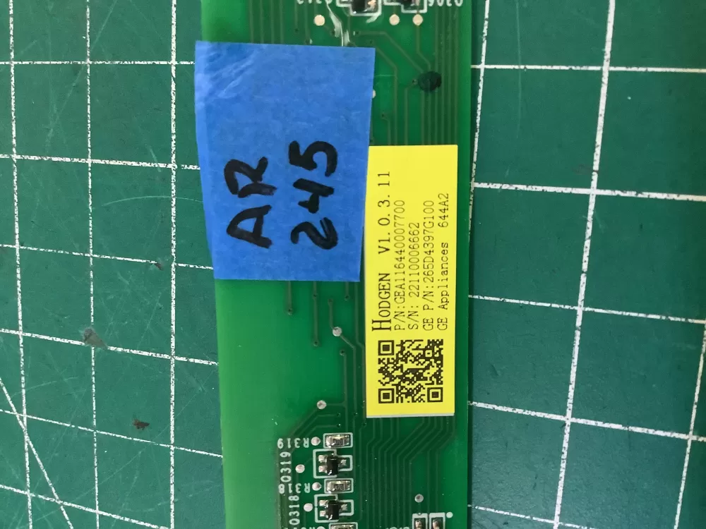 GE 265D4397G100 Dishwasher Control Board AZ192441 | AR245