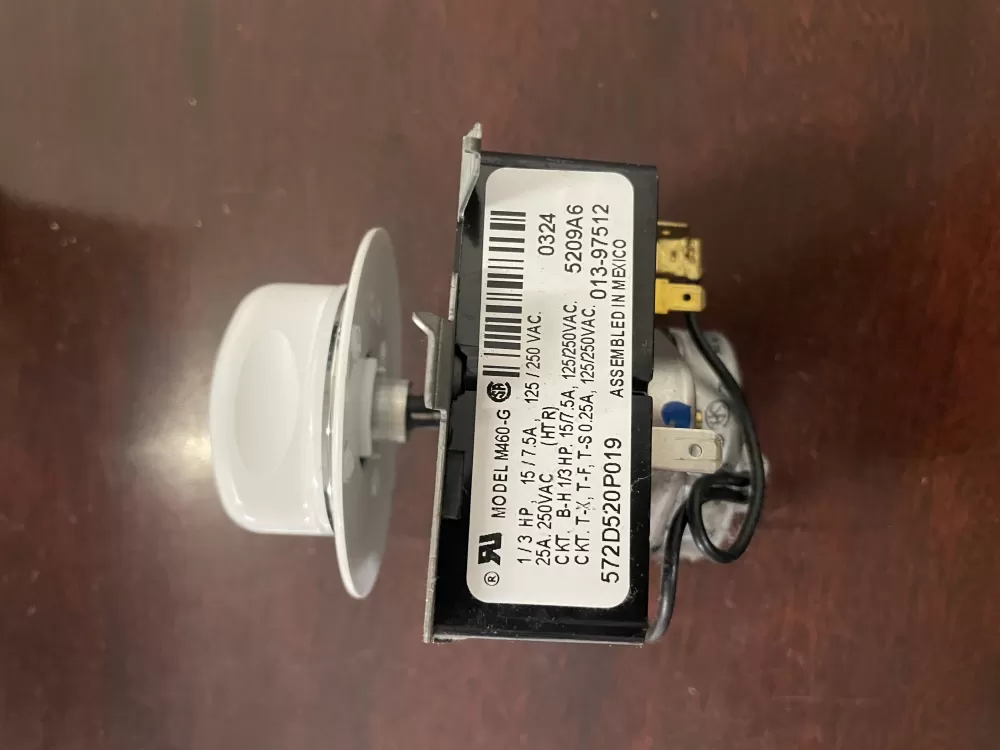 GE 572D520P019 WE4M189 Dryer Timer