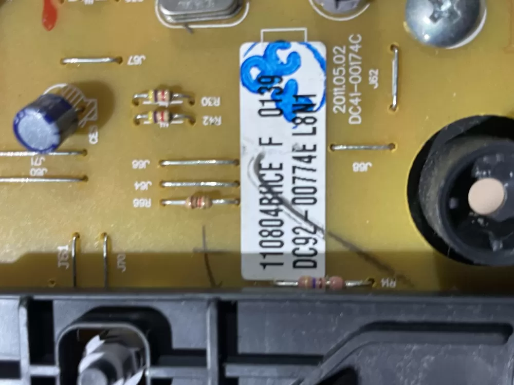 Samsung DC92 00774E Dryer Control Board AZ88663 | Wmv205