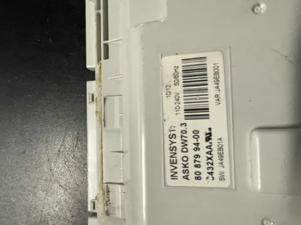 ASKO 8087994-00 Dishwasher Control Board AZ10255 | V275