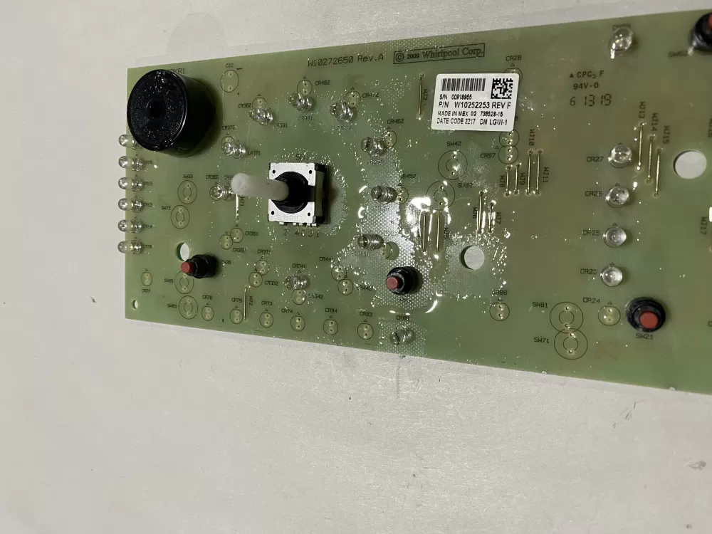 Whirlpool Kenmore W10252253 Washer Control Board AZ160397 | BK1830