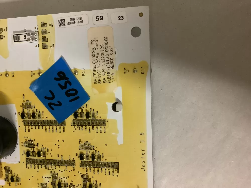 Frigidaire AP6285796 Refrigerator Display Control Board P# AZ208427 | ZC1056