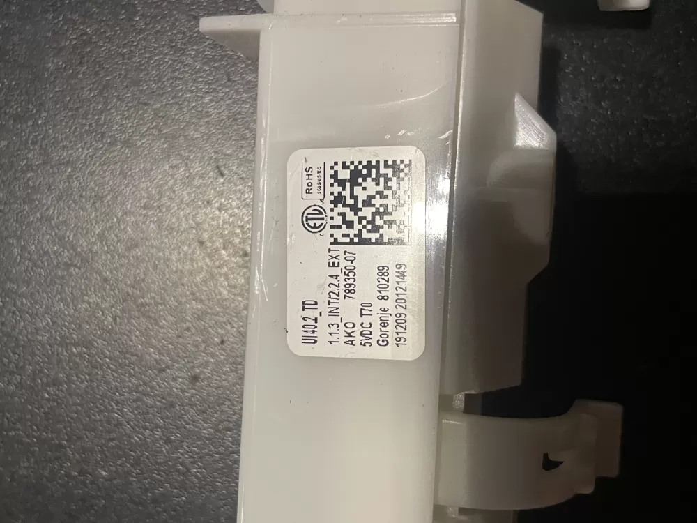  Asko 810289 Top User Interface 789350-07 818170  AZ28675 | Wm300