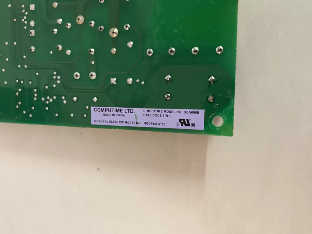 GE 165D7949G100 Dishwasher Control Board AZ201002 | BK2664
