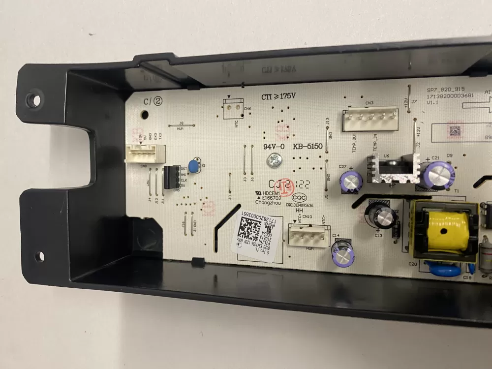 Midea 17138200003651 17138200000097 Dryer Control Board AZ226616 | BK2061