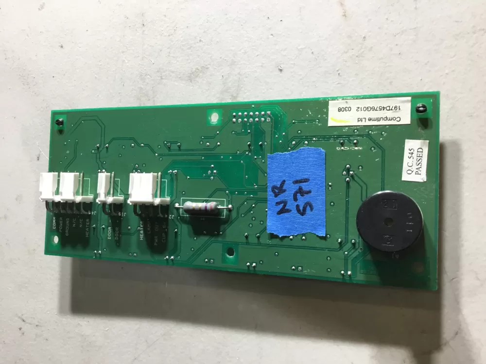 GE 197D4576G012 Refrigerator Control Board AZ47125 | NR571