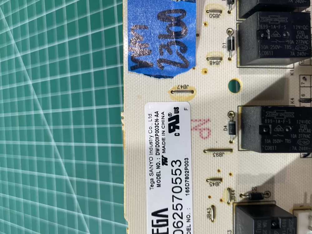 GE 165D7802P003  WD21X10247 Dishwasher Control Board