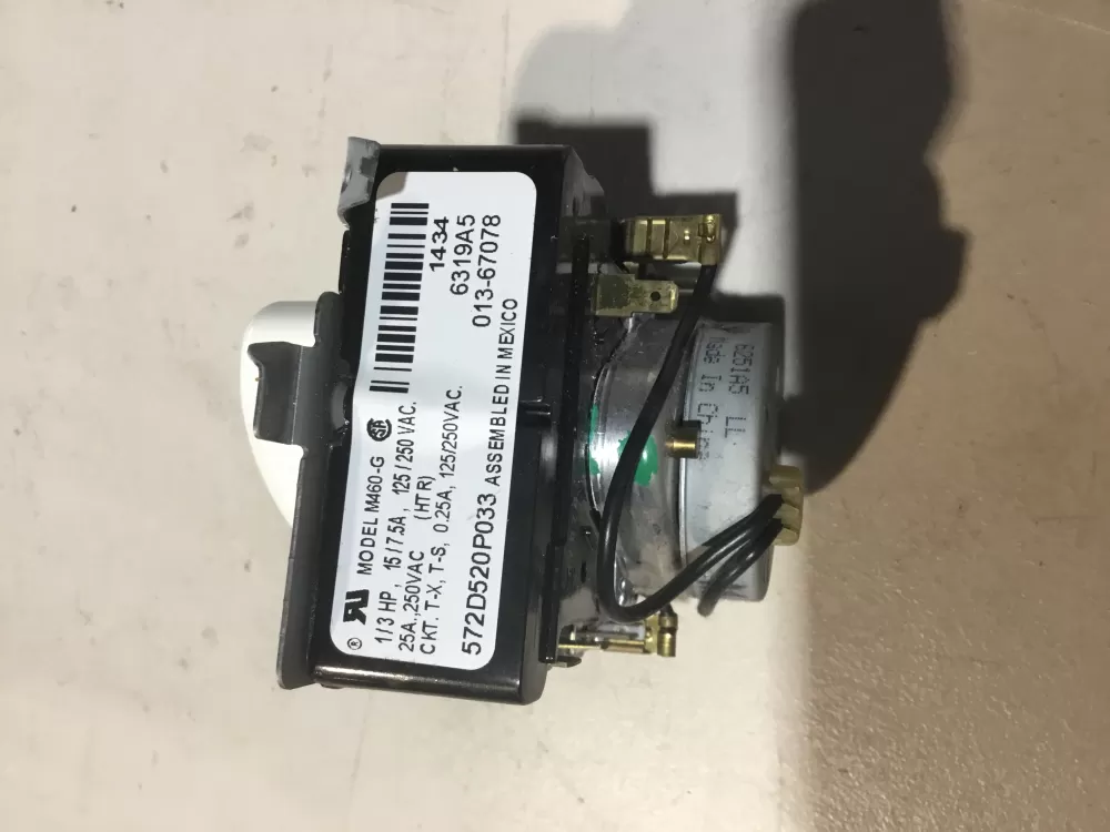 GE 572D520P033 WE4M334 Dryer Timer AZ48742 | NR1792