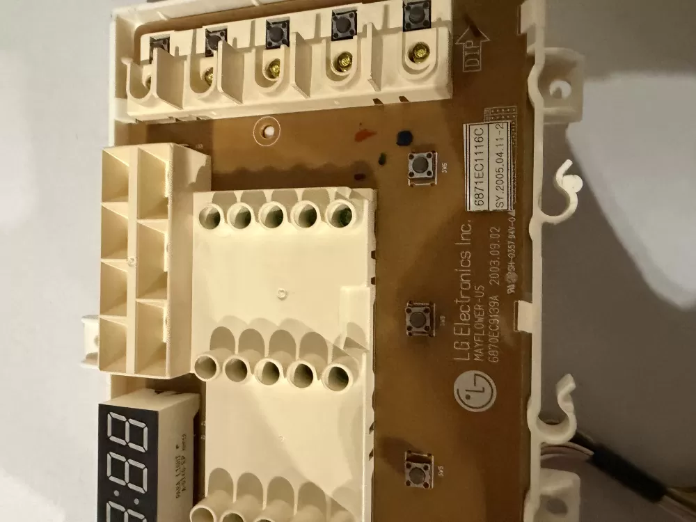 LG 6870EC9139A 6871EC1116C Washer Control Board AZ228120 | KMV124