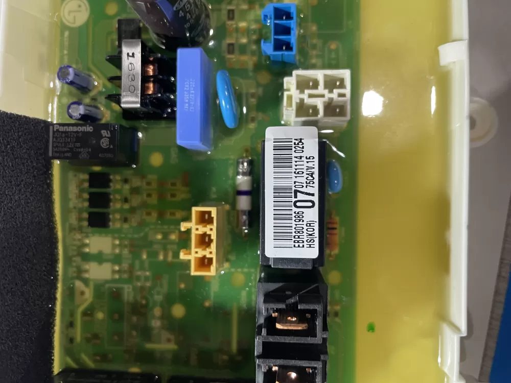 LG EBR80198607 Dryer Control Board AZ200269 | Wmv898