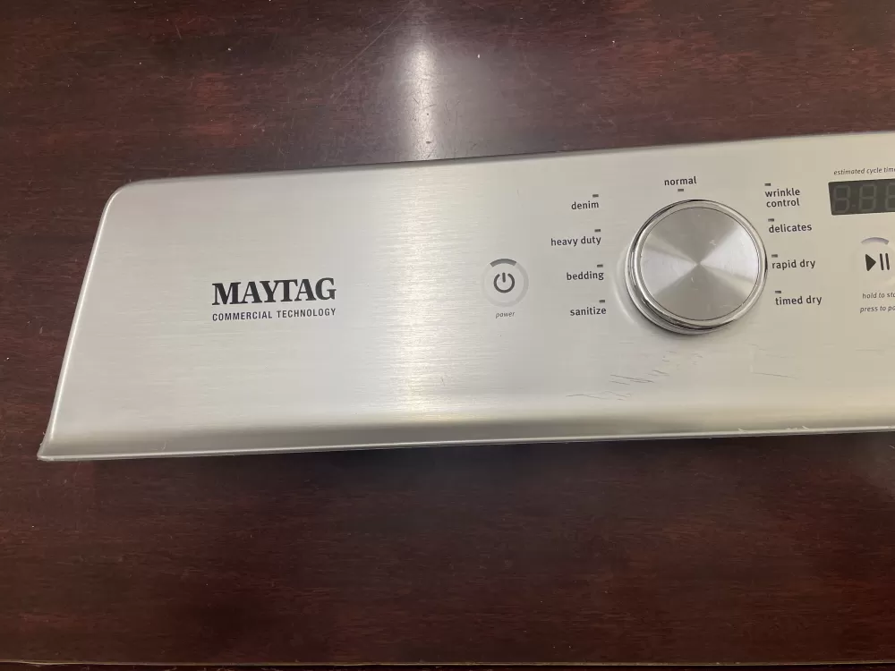 Whirlpool  Maytag W10914124 Dryer Control Panel