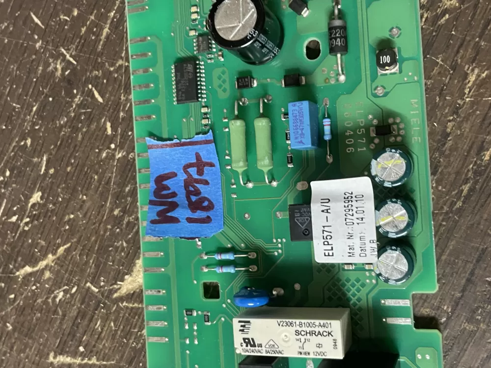 Miele Control Board ELP571060406 07295952 06905200 AZ53540 | Wm1897