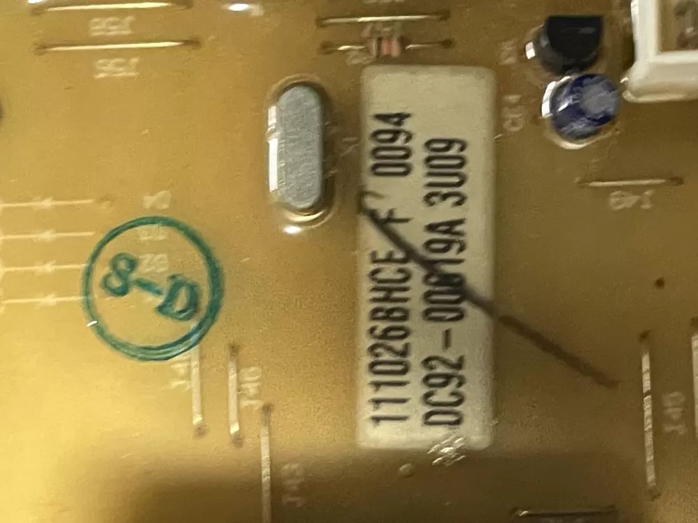 Samsung DC92 00619A Washer Control Board AZ18085 | WMV349