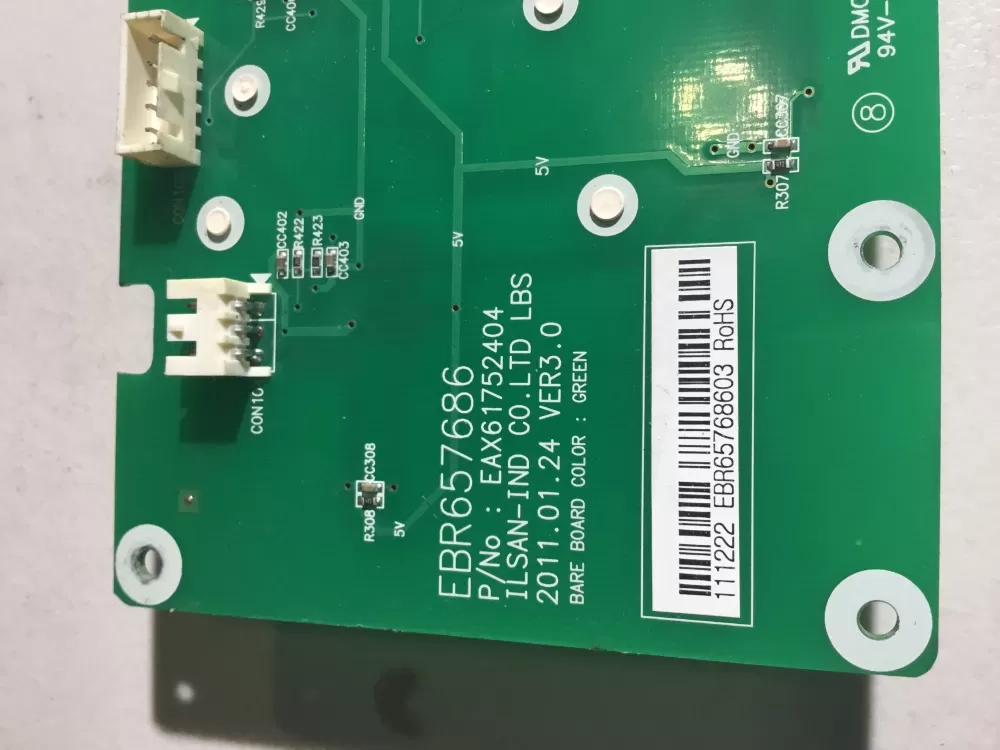 LG Kenmore EBR65768603 Refrigerator Control Board Dispenser AZ37607 | NR1415