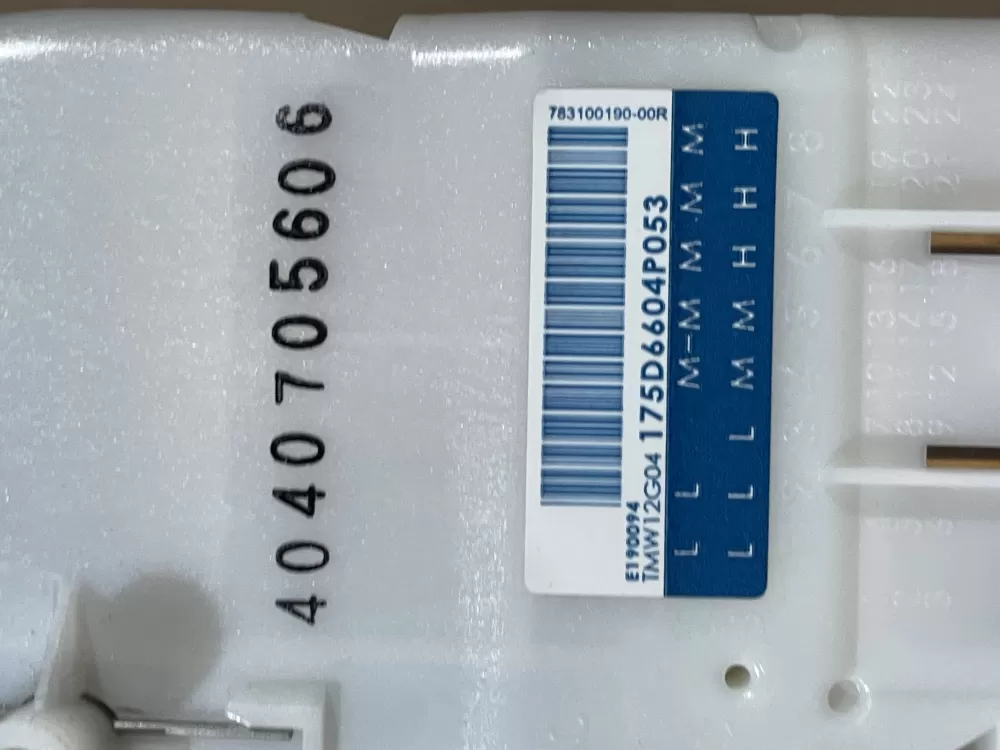 GE WH12X10527 175D6604P053 Washer Timer AZ97111 | Wm1218