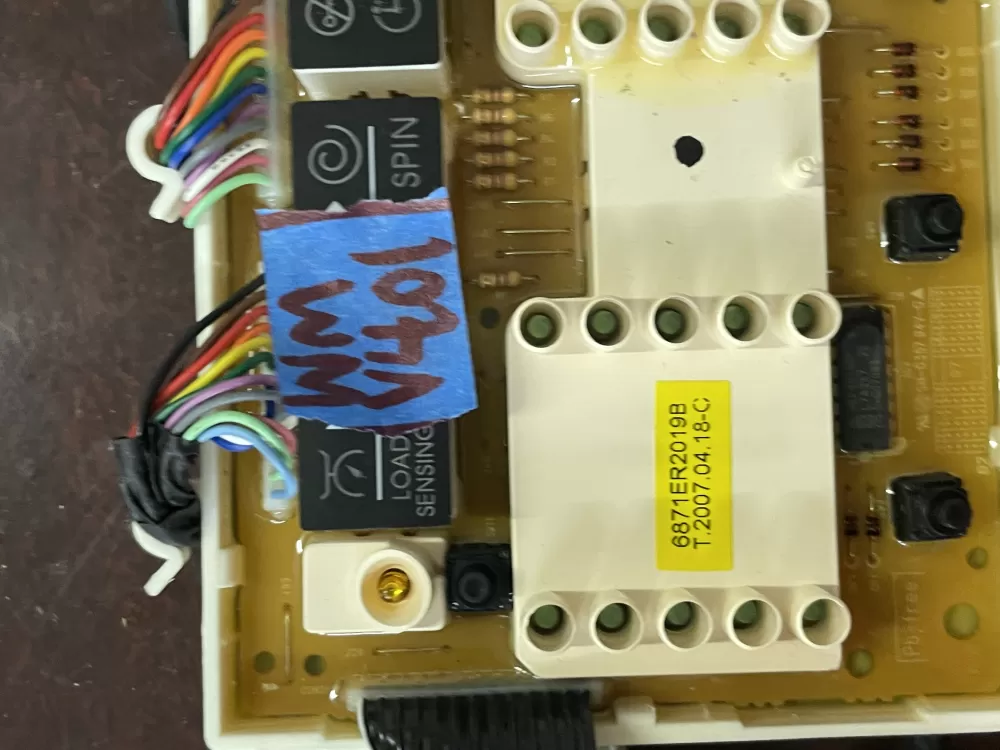 LG 6870EC9230A 6871ER2019B Washer Control Board AZ40712 | WmV401
