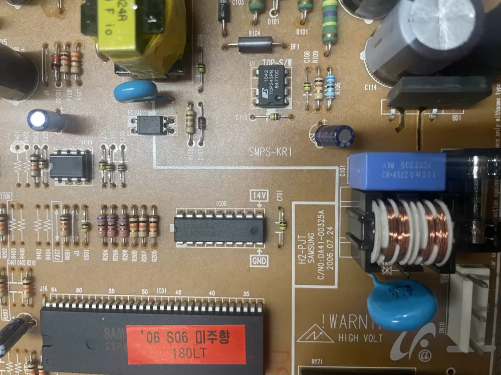 Samsung DA41-00325A Refrigerator Control Board PCB Assembly AZ11762 | KM1405