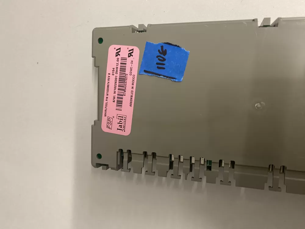 Whirlpool Maytag KitchenAid Kenmore Dishwasher Control Board AZ225143 | BK1108