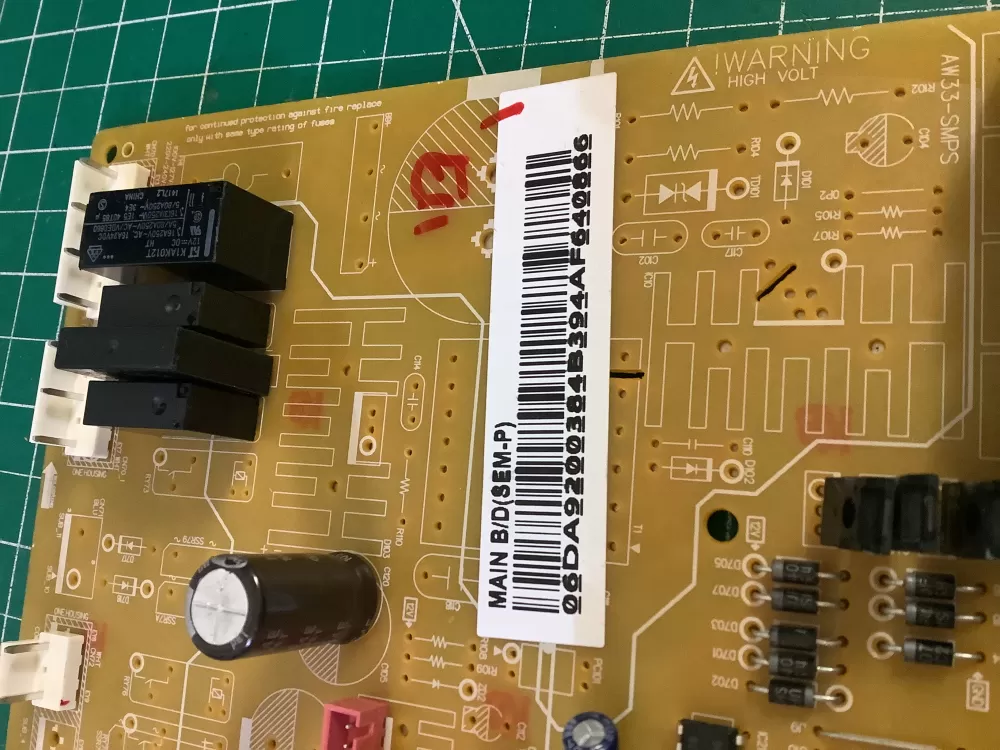 Samsung DA92-00384B DA41-00750B Refrigerator Control Board AZ187571 | NR2750