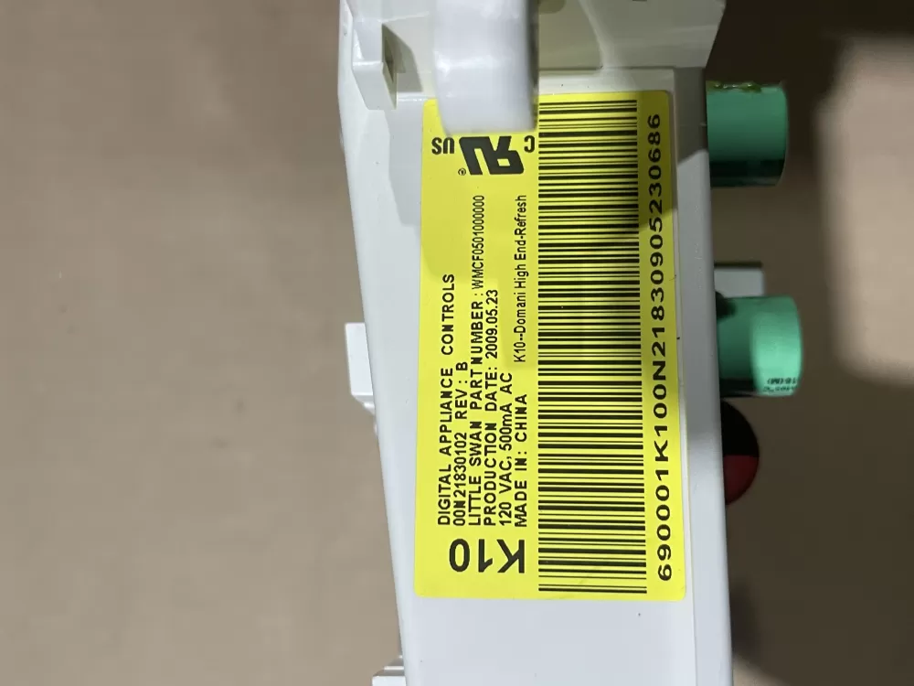 GE WH12X10355 00N21830102 WMCK0501000000 Washer Control Board AZ88497 | Wmv228