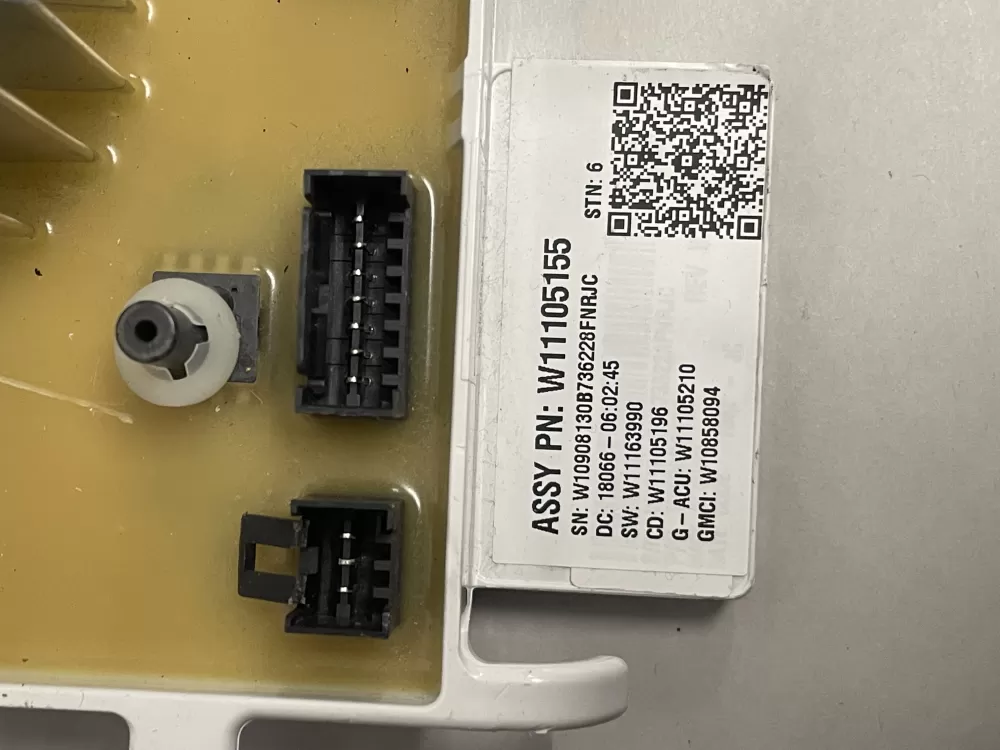Whirlpool Maytag W11030478 W11105155 Washer Control Board AZ208257 | KMV716