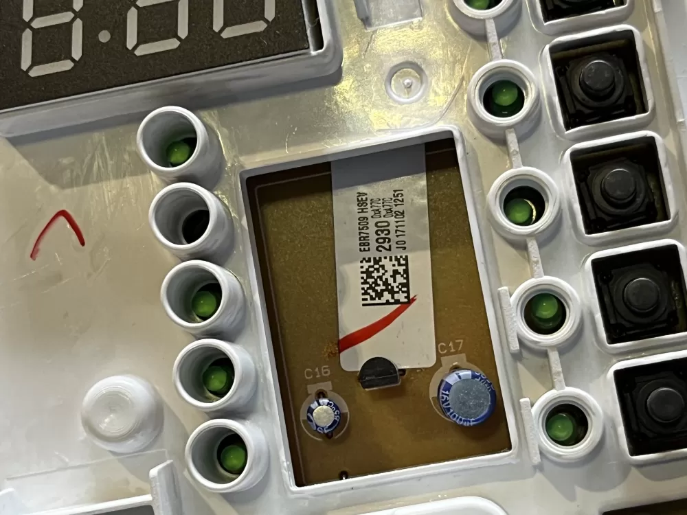 LG EBR75092930 Washer Control Board AZ44322 | JT1736