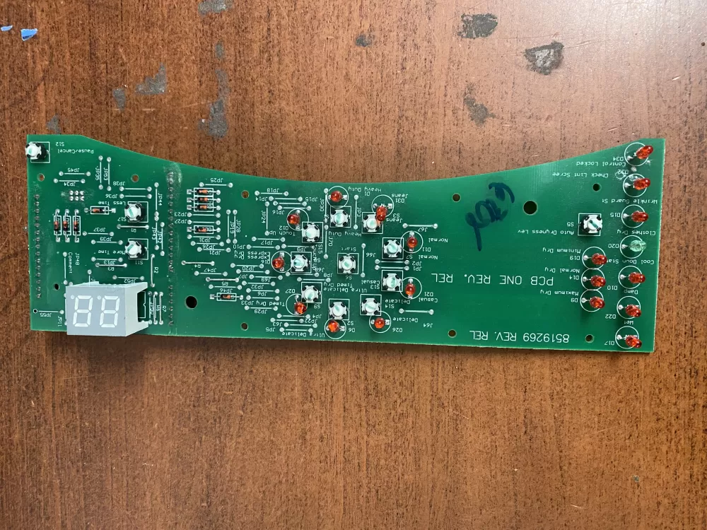 Whirlpool  Kenmore WP8529879  AP6012884  8529879  4438152  8519260  8519269  8530261  PS11746104 Dryer Control Board