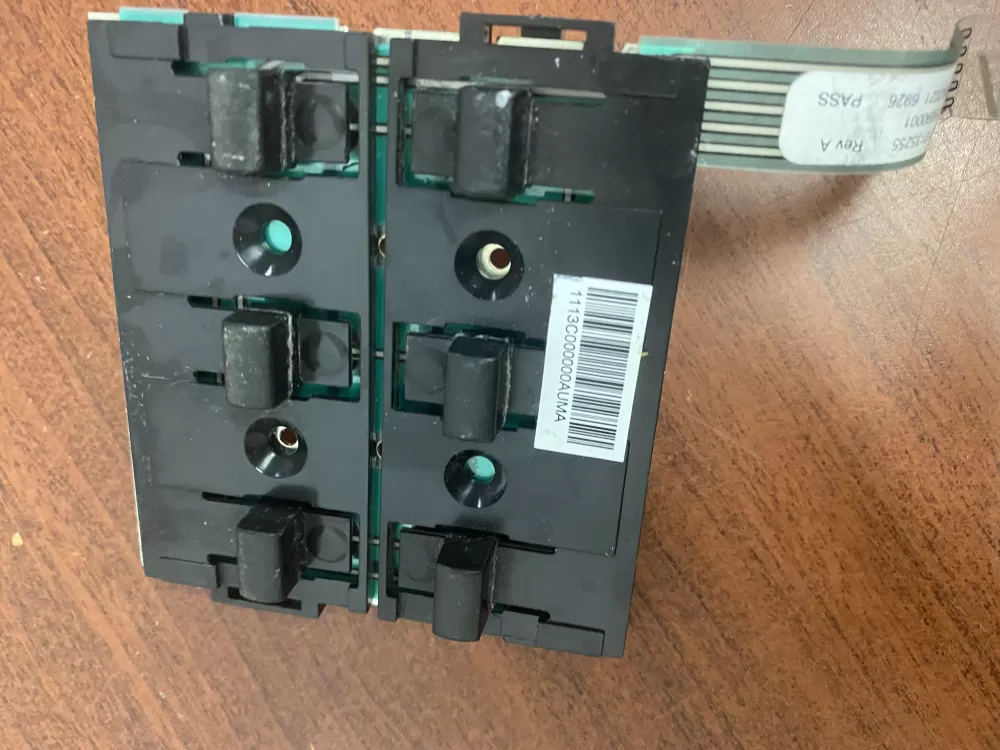 Whirlpool Backer Switch Membrane For Commercial Washer Dryer AZ44724 | BK1764