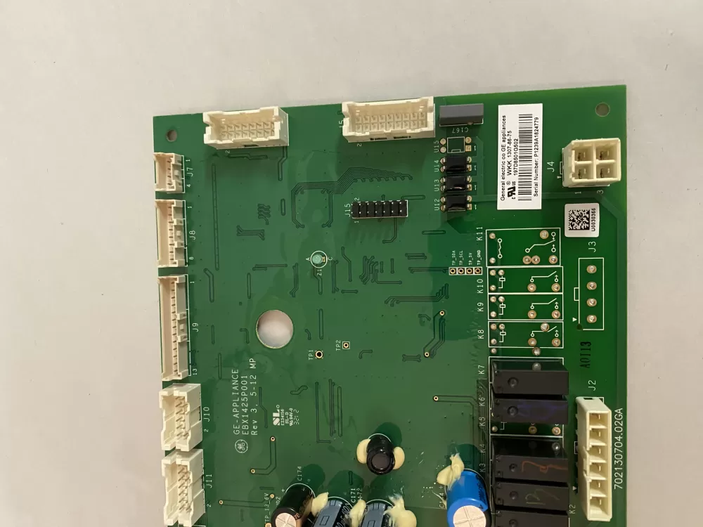 GE 197D8501G502 EBX1425P001 Refrigerator Control Board AZ199464 | BK2787