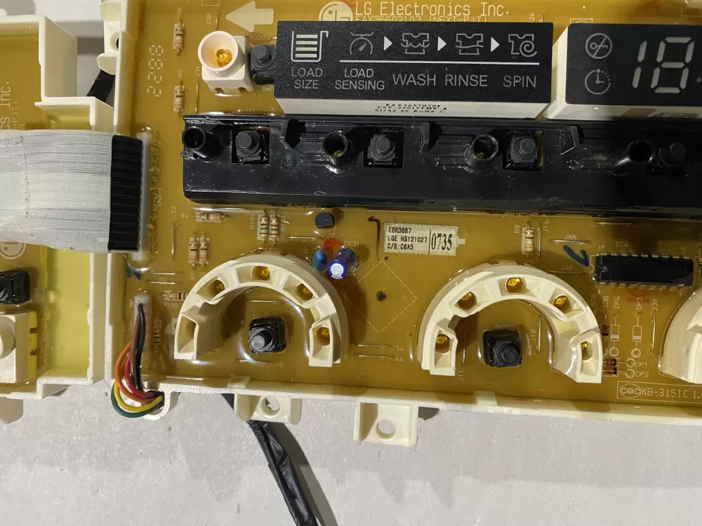 LG EAX36602103 EBR36870735 Washer Control Board AZ140923 | BKV747