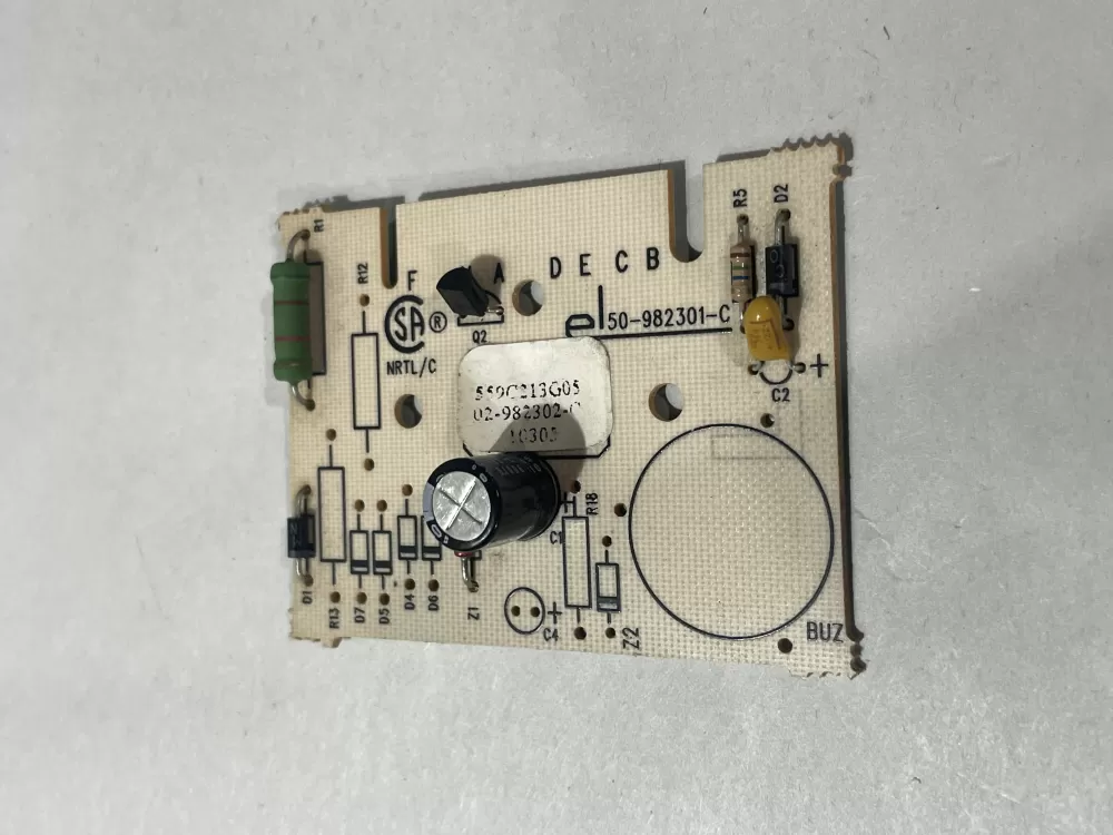 GE 559C213G05 50-982301-D 50-982301-E 559C213G04 50-982301-A WE04X10103 Dryer Control Board