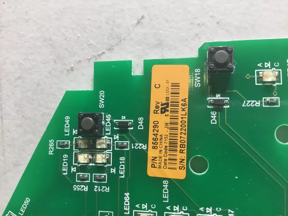 Whirlpool Maytag Kenmore 8564290 8565349 Washer Control Board AZ44924 | NR1681