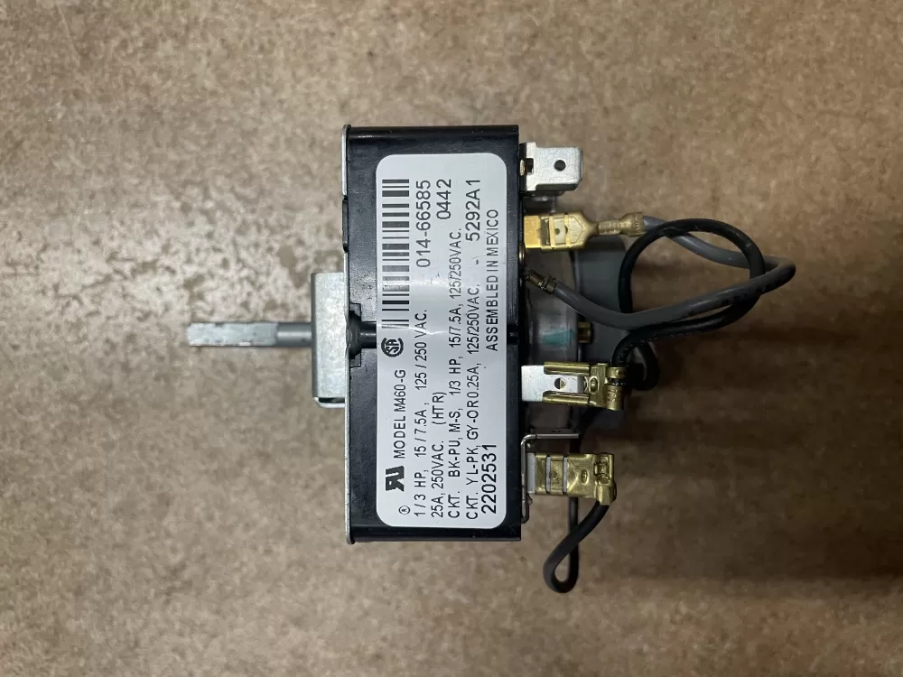 Maytag Whirlpool Amana 2202531 Dryer Timer