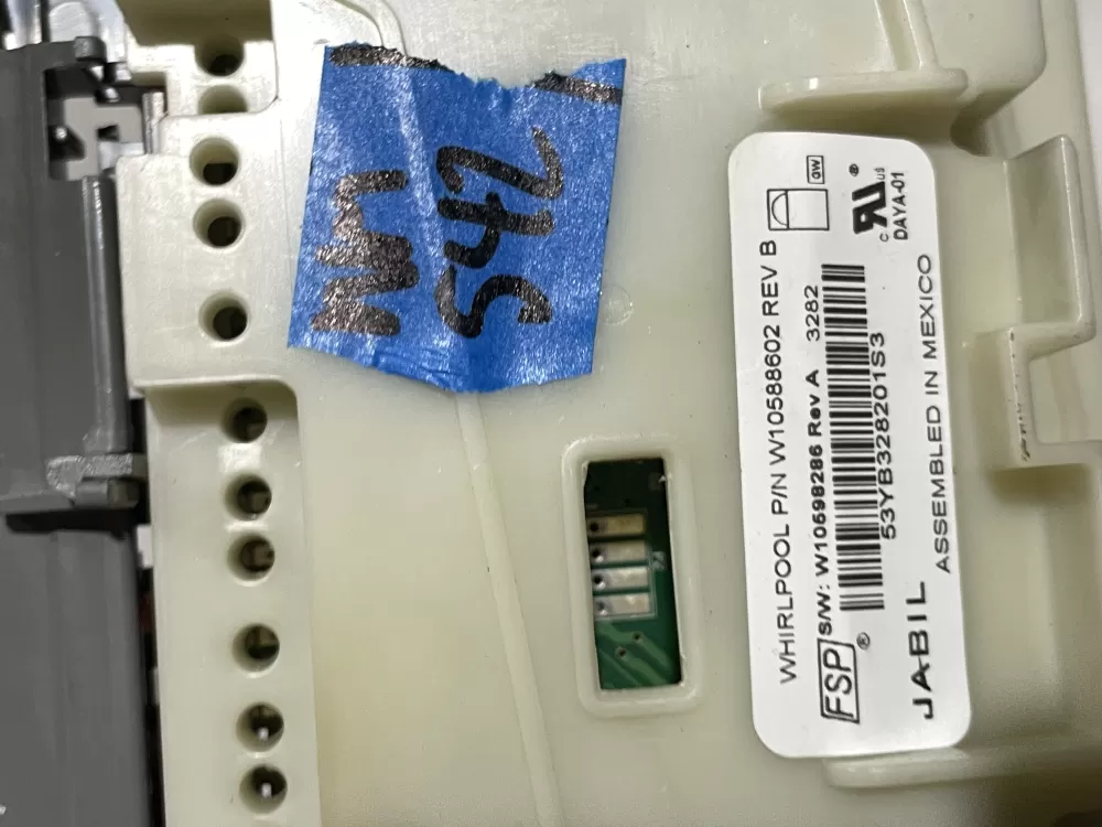 Whirlpool W10598286 Dishwasher Control Board AZ171958 | Wm542