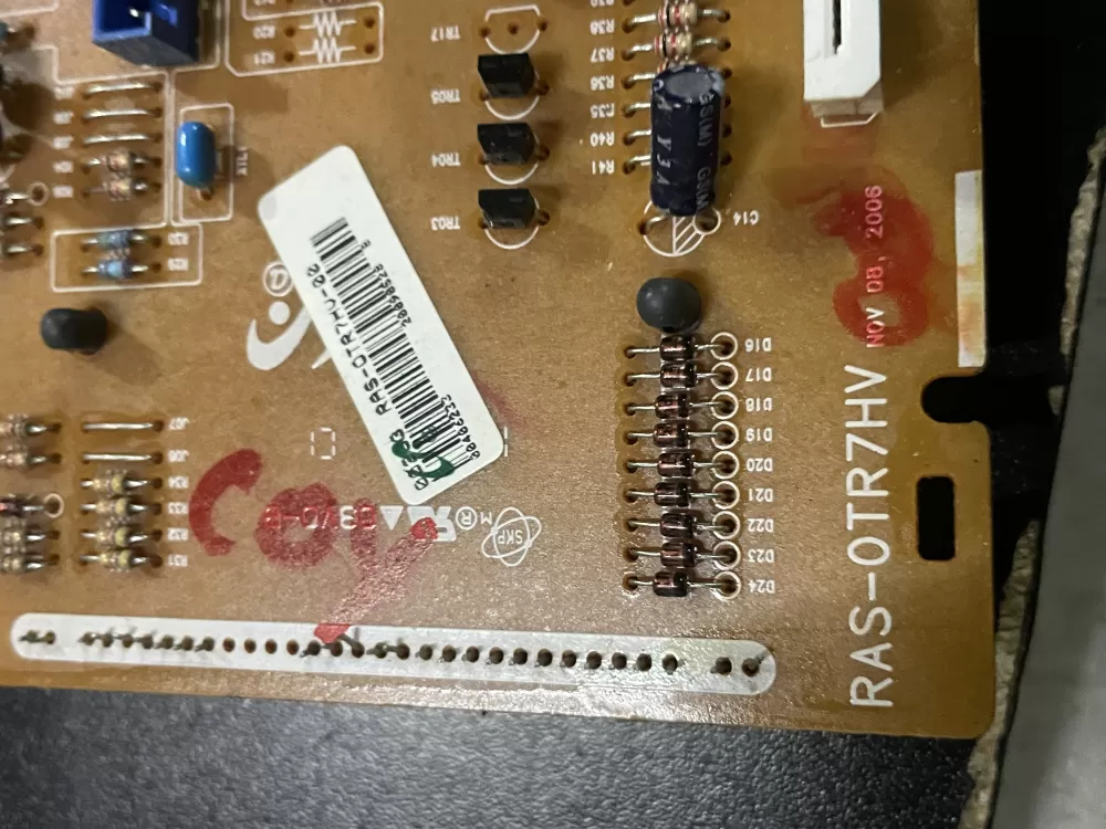 GE Wb27x10935 De41 00309a Ras0tr7hv 10 Microwave Control Board AZ28092 | WM282