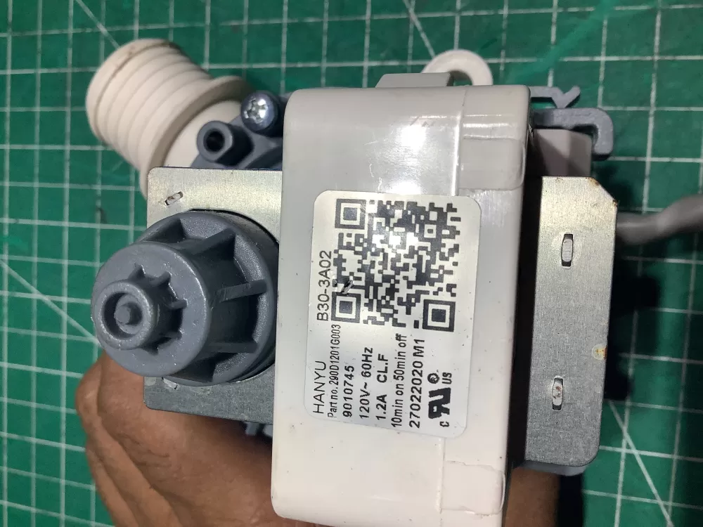GE 290D1201G003 WH23X28418 PD00055680 WH23X27574 4958182 AP6889136 PS12723115 EAP12723115 290D1201G001 290D1201G002 B40-3A01 B30-3A02 Washer Drain Pump