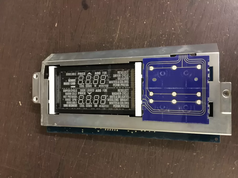 Maytag WPW10130700  AP6015453  W10130700 Dryer Control Board UI LCD Display