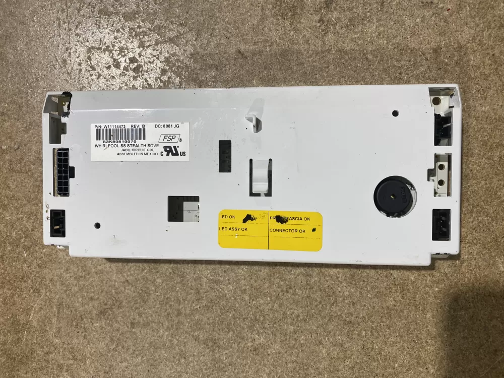 Whirlpool W10887493 W11043015 Refrigerator Control Board AZ66823 | BK1948