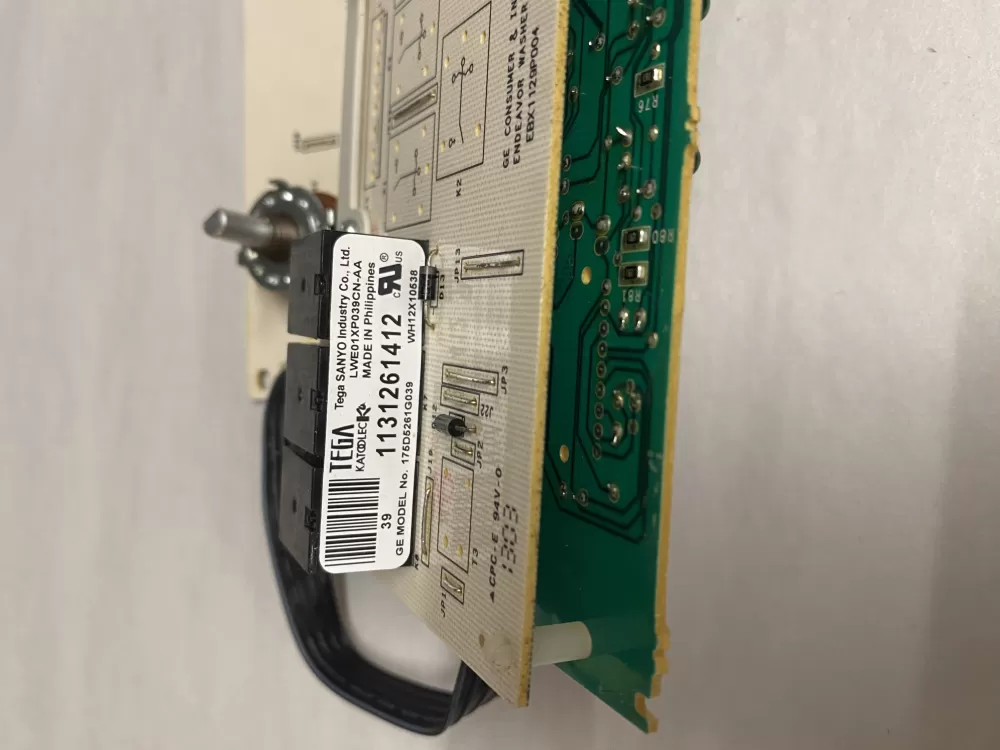 GE WH12X10614 175D5261G039 EBX1129P004 Washer Control Board AZ207047 | BK2256