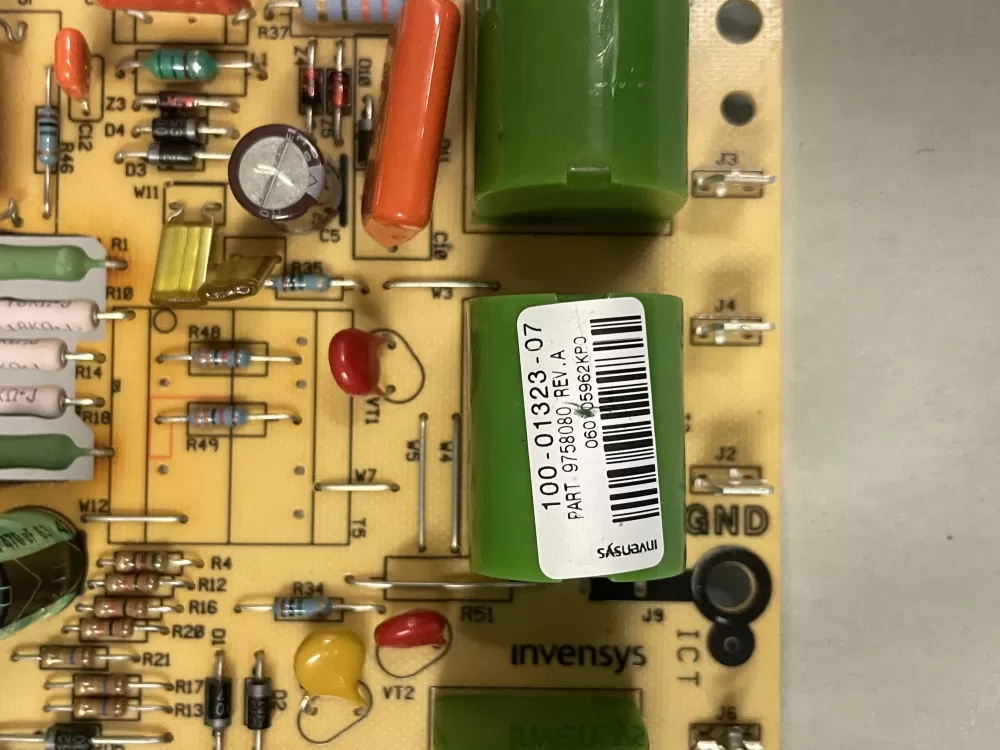 Whirlpool Amana 100 01323 07 9758080 Range Control Board AZ218461 | Wm1579