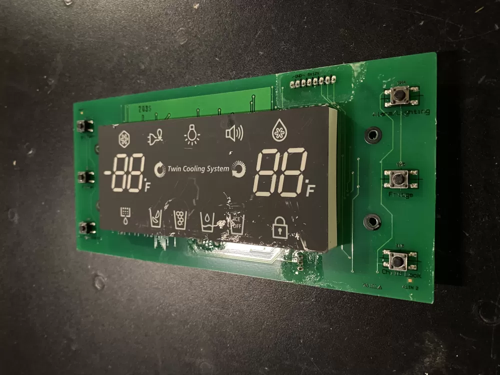 Samsung DA41-00463A Refrigerator Led Control Board