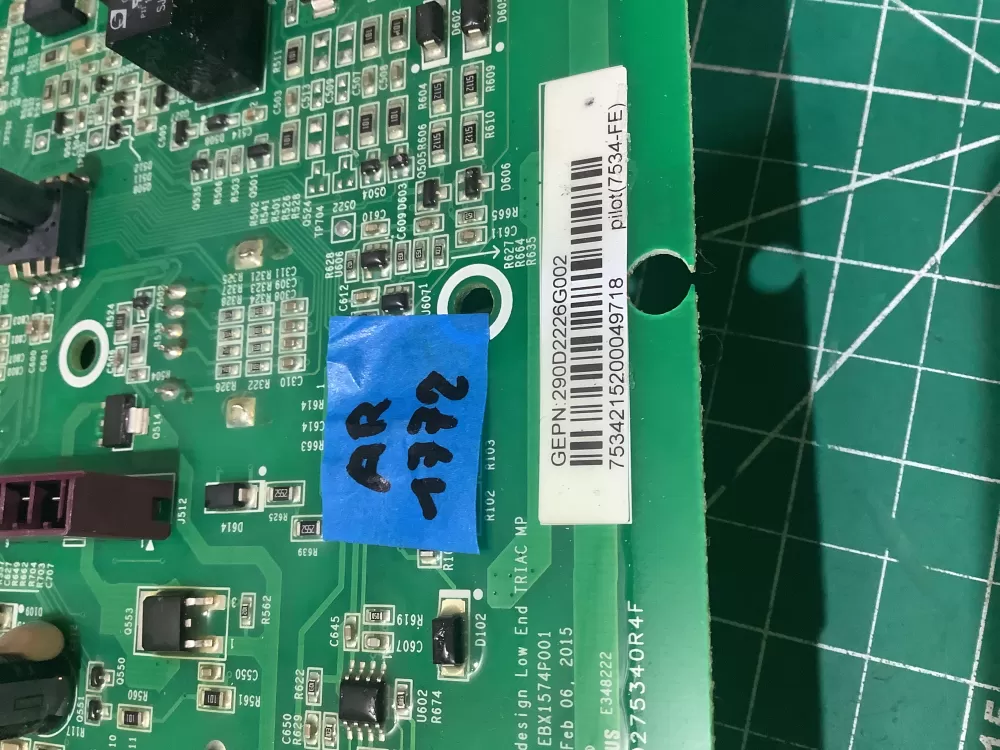 GE WH22X29556 WH18X25896 290D2226G002 Washer Control Board AZ190490 | AR1772