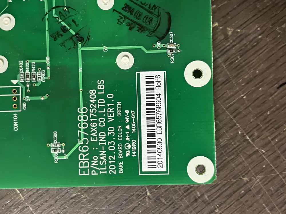 Kenmore LG EBR65768604 Refrigerator Control Board Display AZ51695 | Wm1876