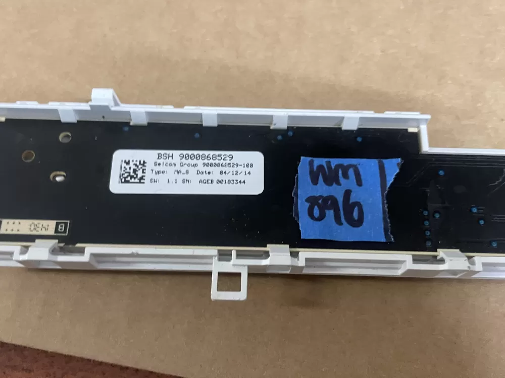 Bosch Siemens 9000868529 Dishwasher Control Board AZ101823 | Wm896