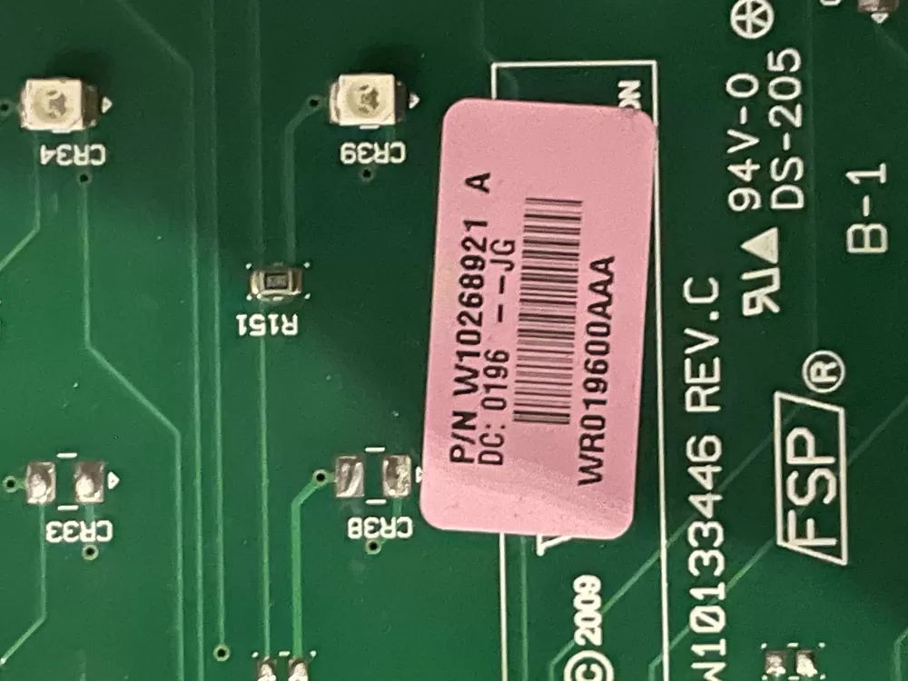 Whirlpool Maytag W10268921 Washer Control Board AZ32115 | Wm106