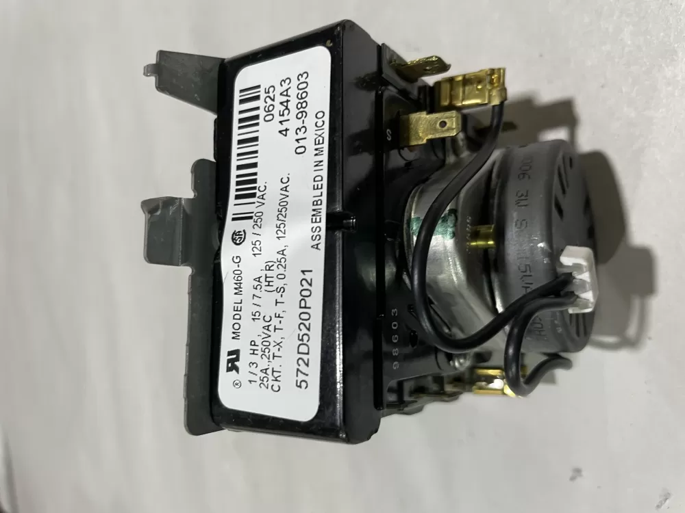 GE 572D520P021 WE4M271 Dryer Timer AZ149156 | Wm800
