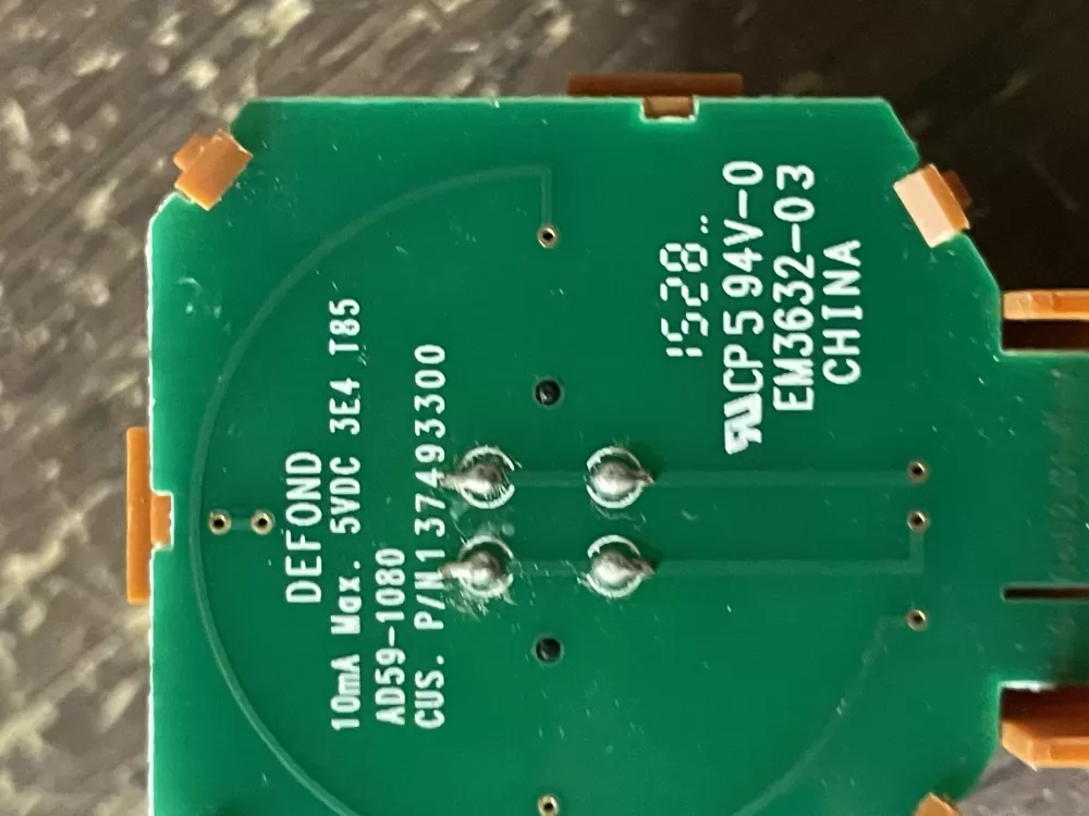 Kenmore Frigidaire Electrolux 137493300 Washer Control Switch AZ57719 | Wm2008