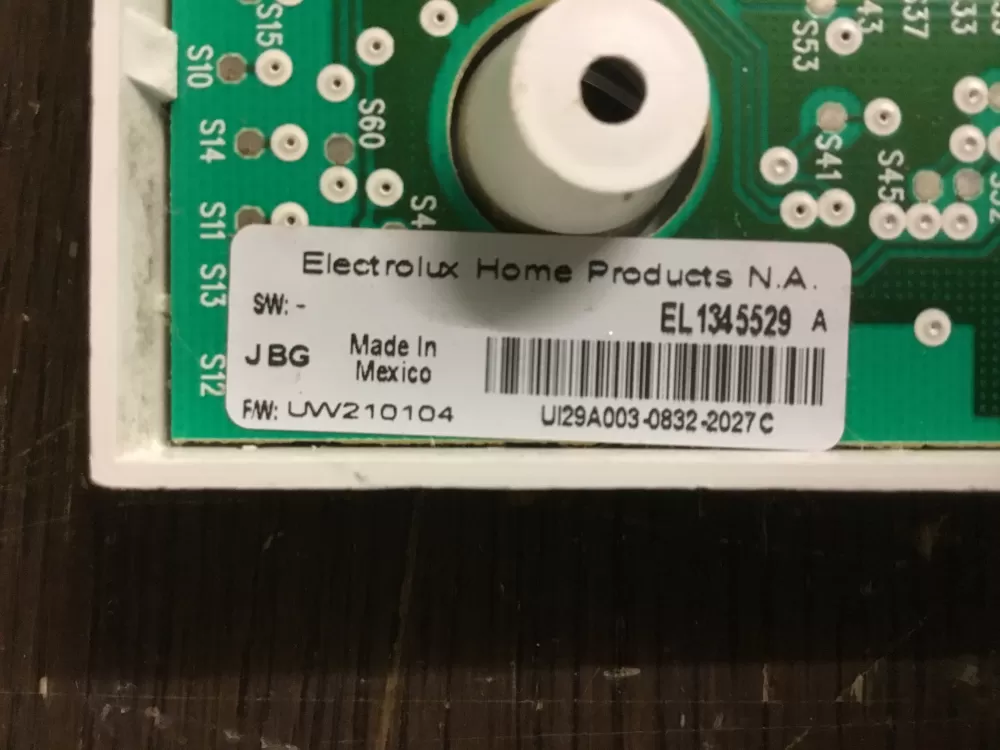 Electrolux EL1345529 A 1345529A Washer Control Board AZ7112 | NR479